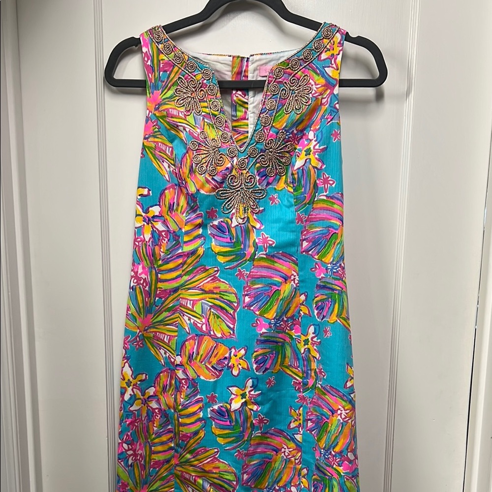 Like New - Lily Pulitzer Gabby Summer Haze Shift Dress - Size 2
